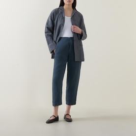 Linen Tapered Trousers