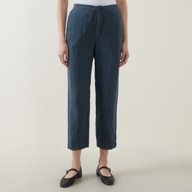 Linen Tapered Trousers