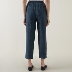 Linen Tapered Trousers