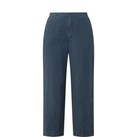 Linen Tapered Trousers