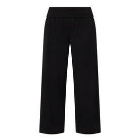Banded Wide Leg Trousers