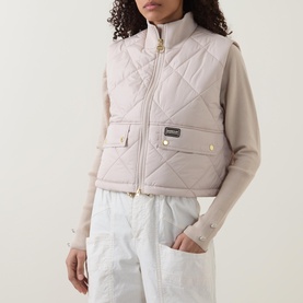 Nia Logo Quilted Gilet