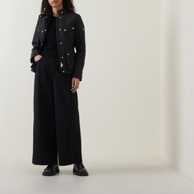 Nia Logo Draped Sweater