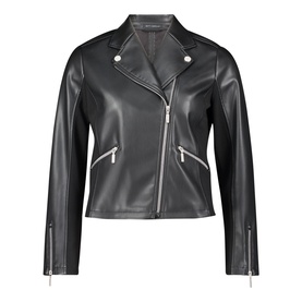 Faux Leather Biker Jacket