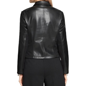 Faux Leather Biker Jacket