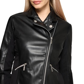 Faux Leather Biker Jacket