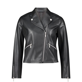 Faux Leather Biker Jacket