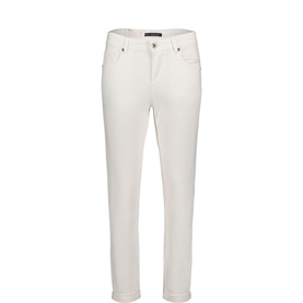 Basic Slim Fit Cropped Jeans