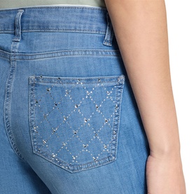 Casual Mid-Rise Denim Jeans