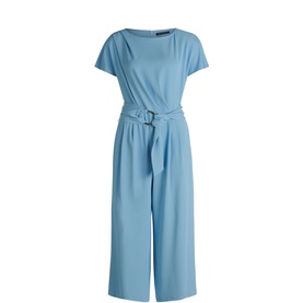 Tie Waist Long Jumpsuit