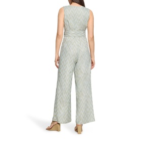 Zig Zag Belted Jumpsuit