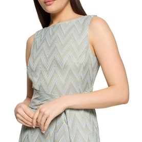 Zig Zag Belted Jumpsuit