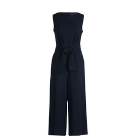 Belted Cropped Jumpsuit