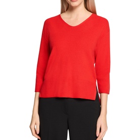 Fine Knitted Ribbed Sweater