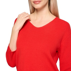Fine Knitted Ribbed Sweater