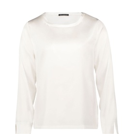 Solid Split Cuff Blouse