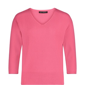 Fine Knitted Ribbed Sweater