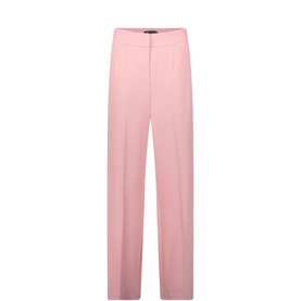 Relaxed High-Rise Straight Leg Trousers
