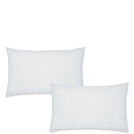 Easy Iron Pillowcase White