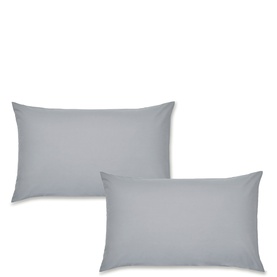 Easy Iron Standard Pillowcase Grey