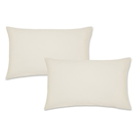 Easy Iron Standard Pillowcase Cream