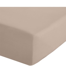 Easy Iron Fitted Sheet Natural