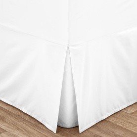 Easy Iron Valance Sheet White