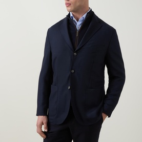 Lana Tech Single-Breasted Jacket