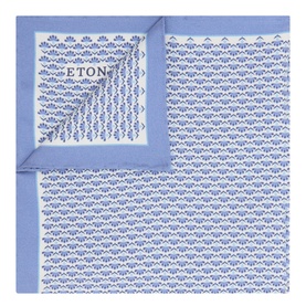 Logo Floral Silk Pocket Square
