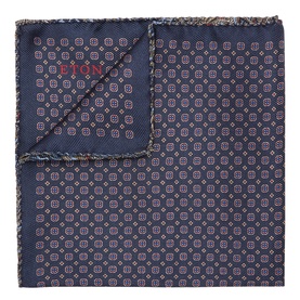 Logo Printed Silk Pocket Square