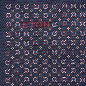 Logo Printed Silk Pocket Square
