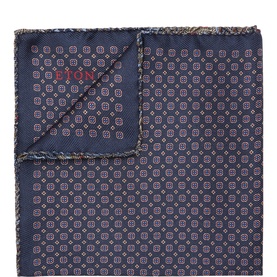 Logo Printed Silk Pocket Square