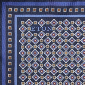 Medallion Logo Silk Pocket Square