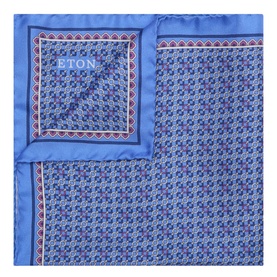 Micro Printed Silk Pocket Square