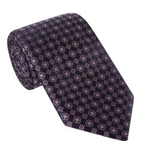 Floral Woven Silk Tie
