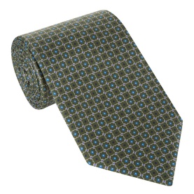 Geometric Silk Tie