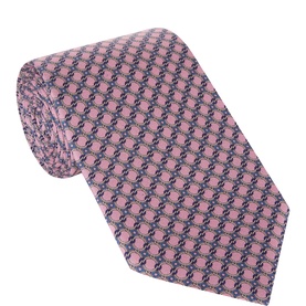 Geometric Silk Tie
