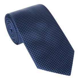 Grid Silk Tie