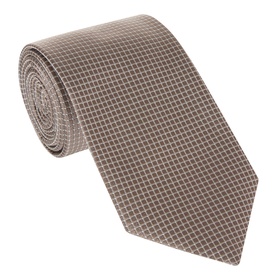 Grid Silk Tie