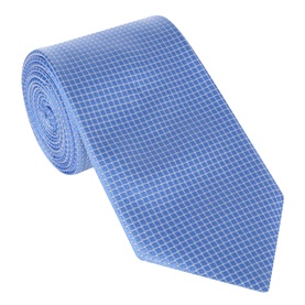 Grid Silk Tie