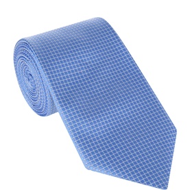 Grid Silk Tie