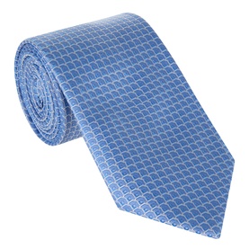 Geometric Woven Silk Tie