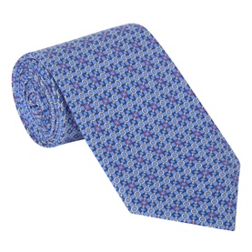 Micro Print Silk Tie