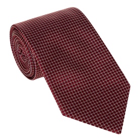 Grid Silk Tie