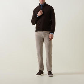 Knitted Zip Sweater