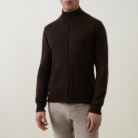 Knitted Zip Sweater