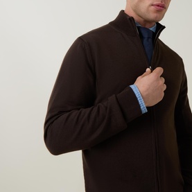 Knitted Zip Sweater