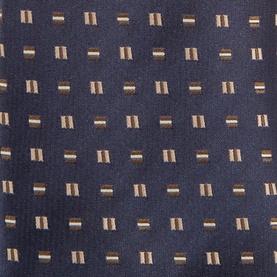Geometric Woven Silk Tie