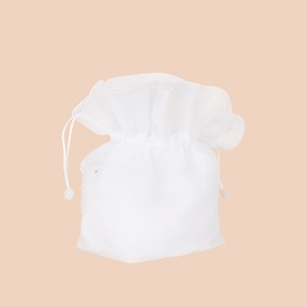 Beaded Puff Communion Bag
