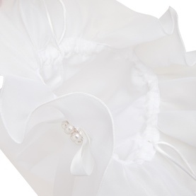 Bow Detail Puff Communion Bag